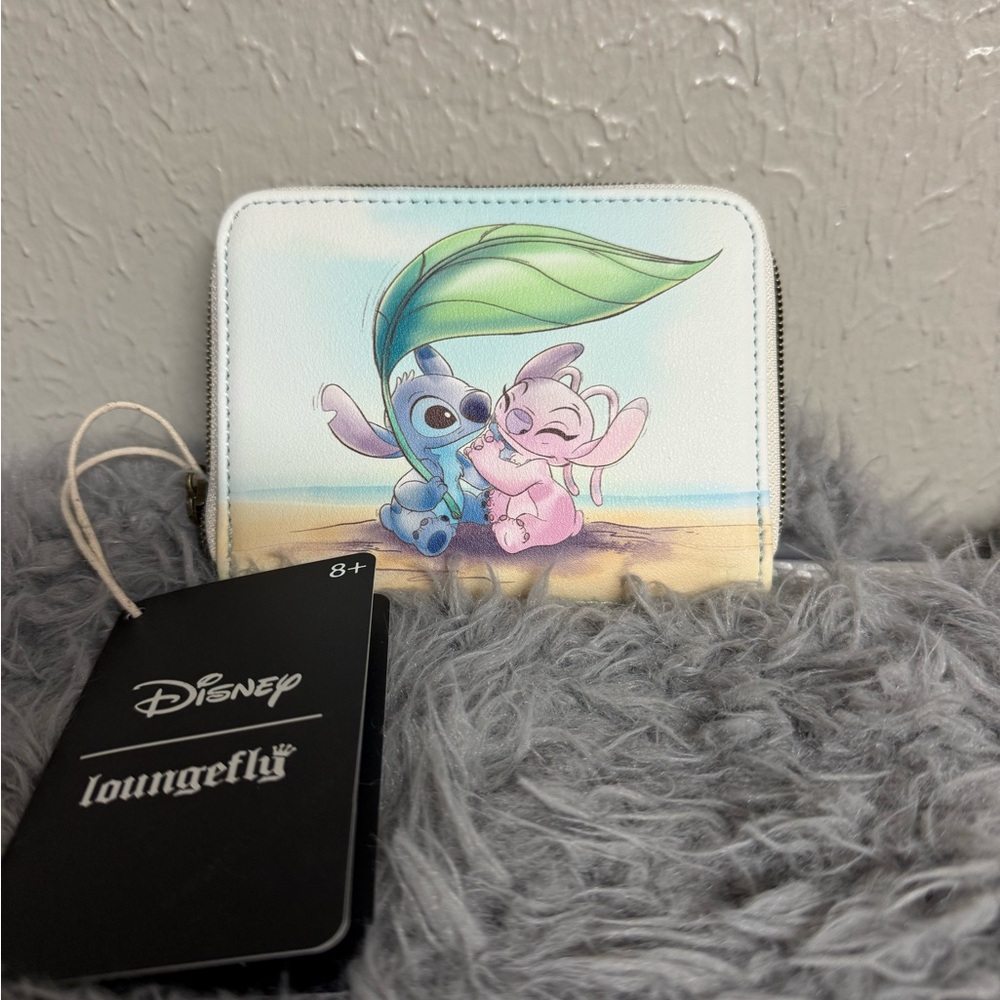 Loungefly Stitch and Angel Zip Wallet